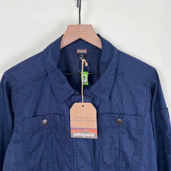 New Patagonia Womens Shop Coveralls Jumpsuit Overalls Long Sleeve Utility Work - Picture 4 of 11